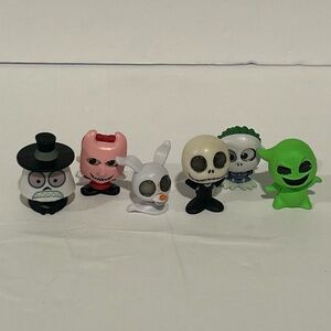 Disney Doorables Nightmare Before Christmas-Lot Of 6! Jack, Zero, Oogie Boogie +